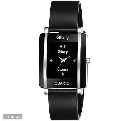 KIARVI GALLERY Black Square DIal Stylish Analog Watch for Girls and Women