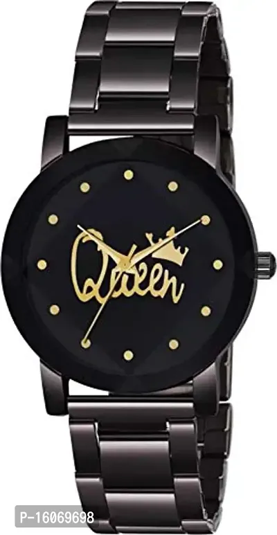 KIARVI GALLERY Queen dial Metal Strep Analog Girl's Watch