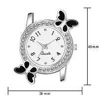 KIARVI GALLERY Analogue Butterfly Diamond Studded Girl's  Women's Watch(Black)-thumb2