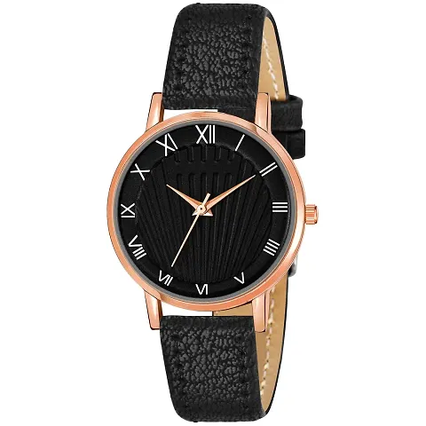 New Arrival Stylish Attractive Ethnic Girls Leather Belt Analog Watch - For Women