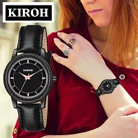 KIROH Rose Gold RX dial Leather Strap Analog Watch for girls and women-thumb1