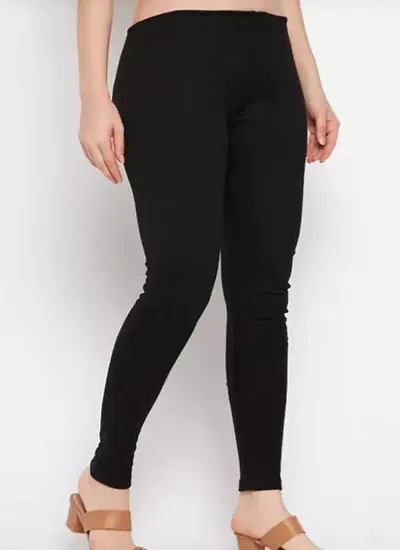 Fabulous Wool Solid Leggings For Women