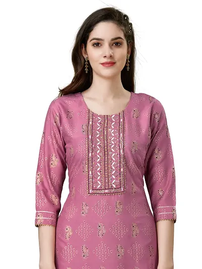 Classic Rayon Kurta Bottom Set for Women