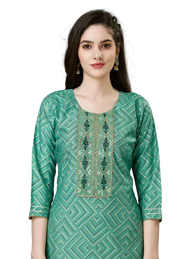 Stylish Rayon Kurta Bottom Set For Women