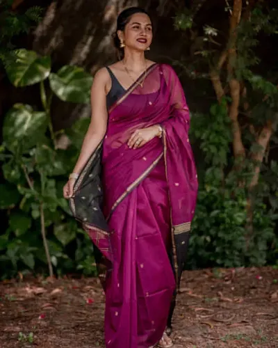 Alluring Cotton Silk Saree with Blouse piece 