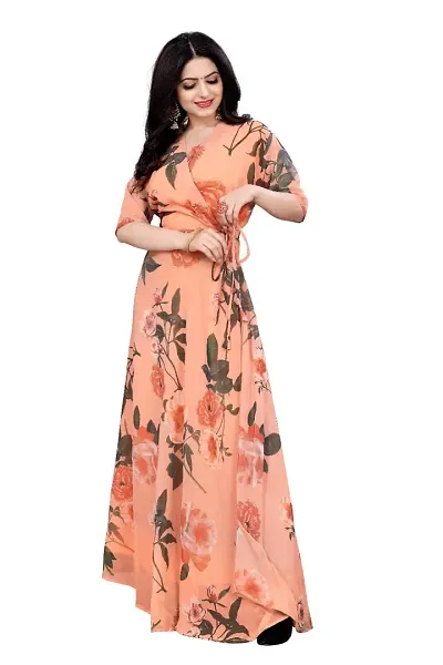 Fancy Flared Maxi Dress For Women