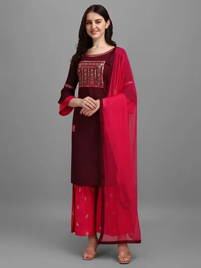 Best Selling Rayon Kurta Bottom Set