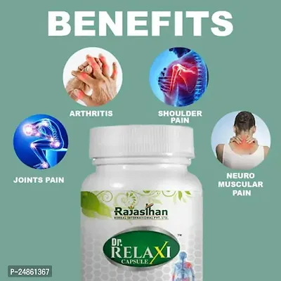 DR RELAXI CAPSULES ,40CAPSULES BY RAJASTHAN HERBAL AUSHDHALAYA FOR JOINT PAIN-thumb3