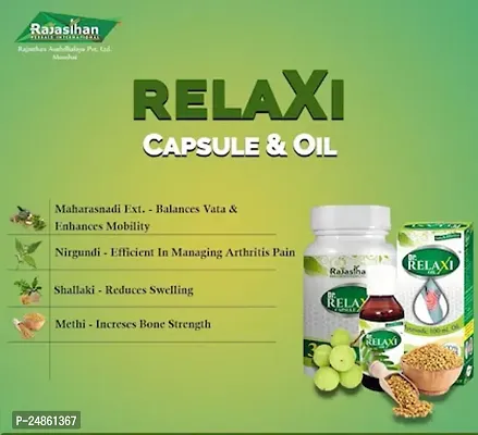 DR RELAXI CAPSULES ,40CAPSULES BY RAJASTHAN HERBAL AUSHDHALAYA FOR JOINT PAIN-thumb4