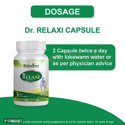 DR RELAXI CAPSULES ,40CAPSULES BY RAJASTHAN HERBAL AUSHDHALAYA FOR JOINT PAIN-thumb5