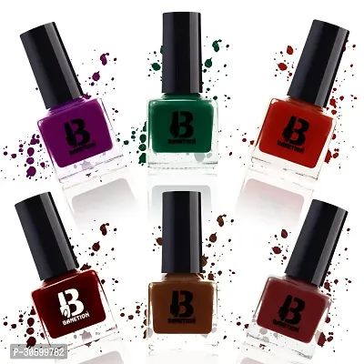 Fancy Nail Polish Set - 30 ml (Set of 6)