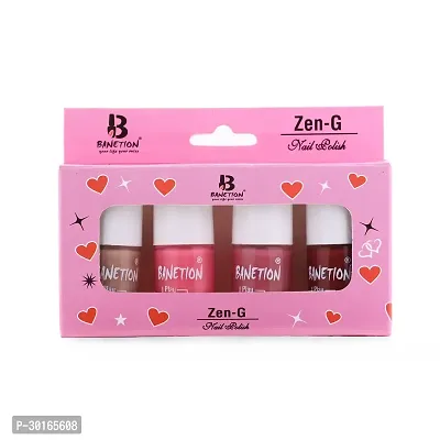 Banetion Non UV Gel Finish Nail Polish 9ml Pack of 4-thumb0