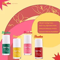 Banetion Non UV Gel Finish Nail Polish 9ml Pack of 4-thumb1