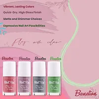 Banetion Non UV Gel Finish Nail Polish 9ml Pack of 4-thumb3