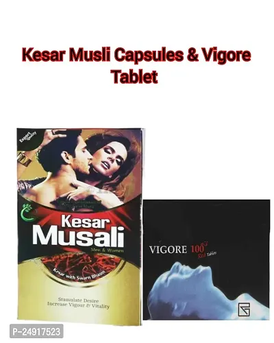 Kesar Musli Capsules  Vigore  Tablet (Combo Pack )