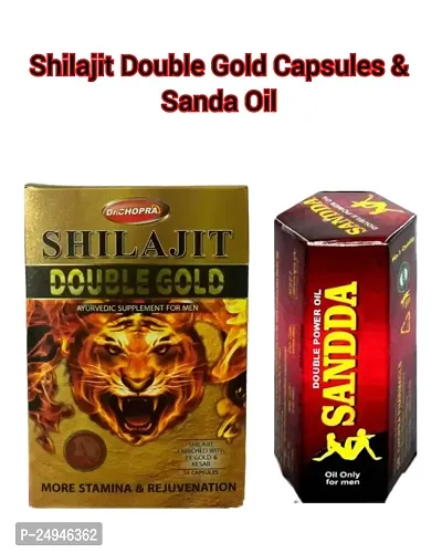 Sandda Oil  Shilajit Double Gold Capsules ( Pack Of 2 )-thumb0