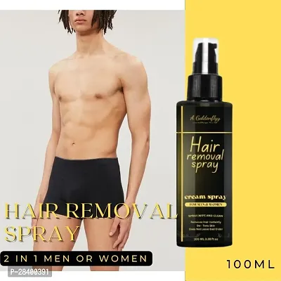 Natural Hair Removal Spray For Unisex - 100ML-thumb0