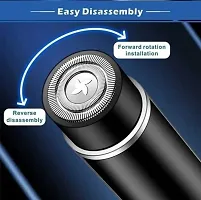 Trendy Styler Mini Portable Electric Shaver for Men  Girls Wet and Dry Use and Low-Noise (Electric Razor-9)-thumb1