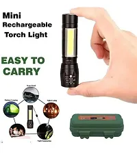 Trendy Styler Emergency Lights Rechargeable Led Light Magnetic Flashlights Small Water-Resistant Light with 3 Modes Portable Flashlight with Folding Bracket for Walking  Camping (Mini Torch)-thumb4