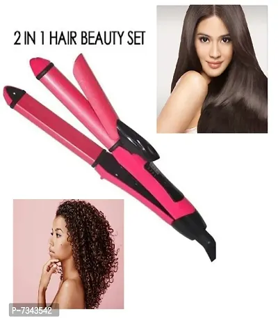 2 in 1 hair straightner HAir crimper And Curler-thumb0