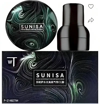Trendy Styler Sunisa water beauty and air pad cc cream Foundation  (fair, 20 g)-thumb0