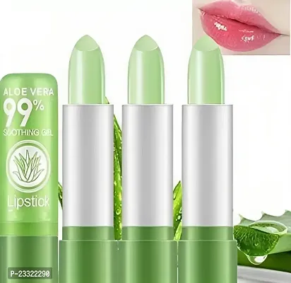 Alovera Color change MAtte mosturing Winter  waterproof Lip balm(PAck of 4)-thumb0