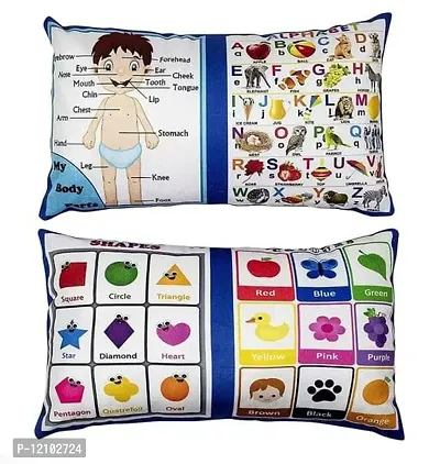 Baby Digital Printed Cotton Educational Alphabet Learning Soft Pillow Cushion Book