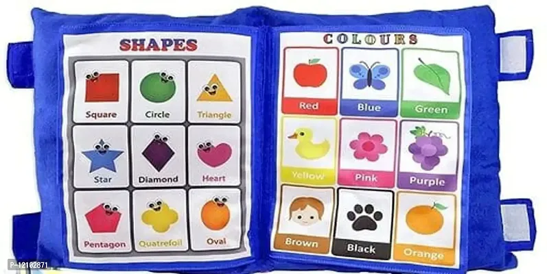 Baby Digital Printed Cotton Educational Alphabet Learning Soft Pillow Cushion Book-thumb2