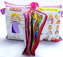 Baby Digital Printed Cotton Educational Alphabet Learning Soft Pillow Cushion Book-thumb1