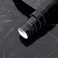 Black Marble Kitchen Wallpaper Sticker 200 X 60 CM-thumb1