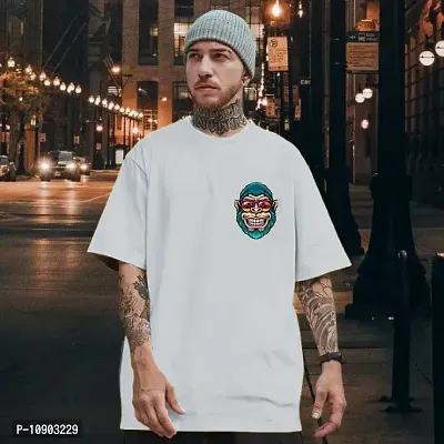 stylogue drop shoulder half sleeves printed t-shirt for men