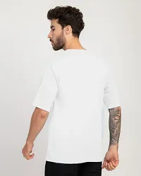 Men Graphic Print Round Neck Cotton Blend  T-Shirt-thumb2