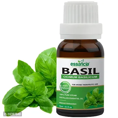 Buy Basil Essential Oil For Hair Care Skin Care Face Mosquito