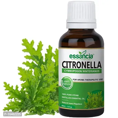 Citronella Essential Oil For Mosquito Bites Repellent, Hair, Skin Care, Candle, Better Sleep, Cleaning, Insects, Diffuser  Aromatherapy. 100% Natural, Undiluted, Pure  Therapeutic Grade Essential Oi-thumb0