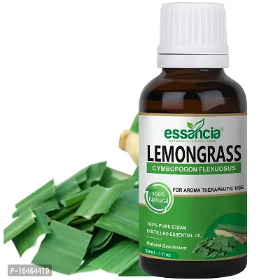 LemonGrass Essential Oil For Hair Growth, Skin, Reeds, Floor Cleaning, Candle, Acne, Home Fragrance, Soap Making, Face, Diffuser  Aromatherapy. 100% Natural, Undiluted, Pure  Therapeutic Grade Essen