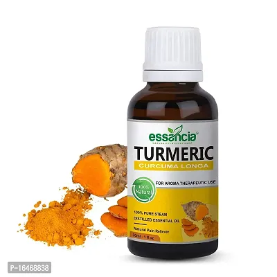 Turmeric Essential Oil For Skin Cleansing  Whitening, Hair, Face, Pain Relief, Acne, Dark Spots, Diffuser  Aromatherapy. 100% Natural, Undiluted, Pure  Therapeutic Grade Essential Oil.