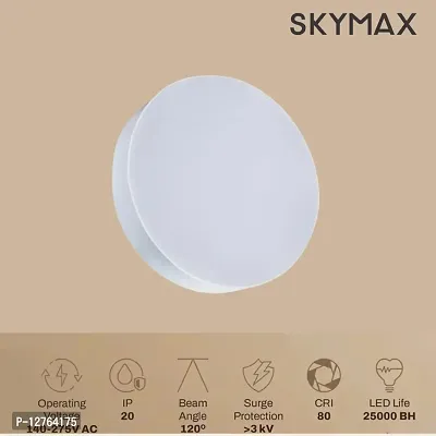 Skymax Standard Round Surface Ceiling Panel LED Light-18 Watts Combo, Pack Of 2-thumb2