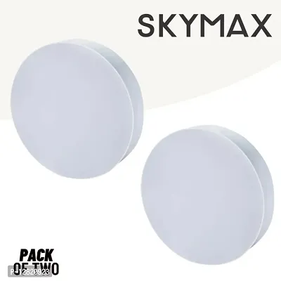 Standard Round Surface Ceiling Panel Led Light Cool Day White 6 Watts Combo,Pack of 2