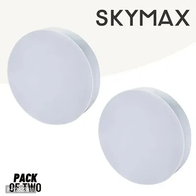 Standard Round Surface Ceiling Panel Led Light Warm White 3 Watts Combo,Pack of 2-thumb0