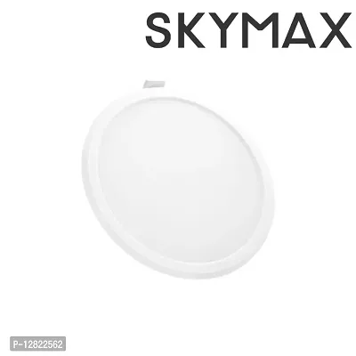 Standard Round Ceiling Conceal slim recessed panel Led Light Warm White 6 Watts Combo,Pack of 2-thumb2