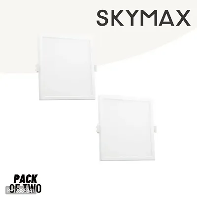 Standard Square Ceiling Conceal slim recessed panel Led Light Natural White 9 Watts Combo,Pack of 2