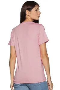 FREZZL Women's Regular T-Shirt (Medium, Pink)-thumb1