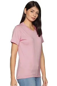 FREZZL Women's Regular T-Shirt (Medium, Pink)-thumb2