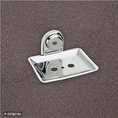 Classic Rectangluar Shape Soap Dish For Bathroom, Soap Holder For Kitchen Wall Mount, Soap Case Stand For Kitchen Wall, Bathroom-thumb0