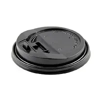 Biodis Kraft Paper Cup 250 ML with Black LID (Pack of 50)-thumb2