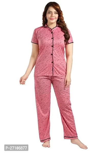 Stylist Cotton Nightdress For Women-thumb0