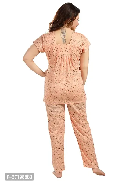 Fancy Cotton Printed Nightdress For Women-thumb3