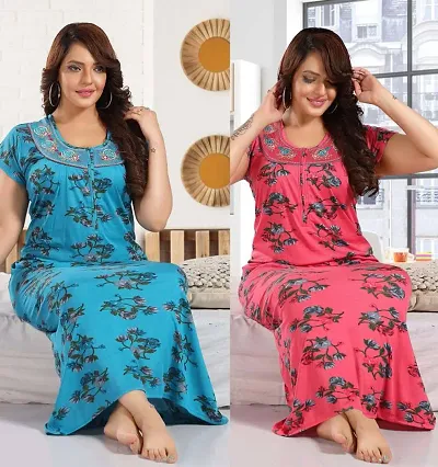 Hot Selling Cotton Nightdress Women's Nightwear 