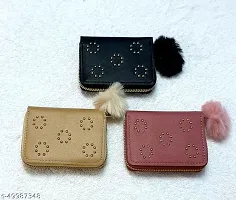 Combo of 2 Wallet  , Long Wallet with small dot Wallet, |Wallet with Multiple Card holder , Dot design may very,Peach-Peach-thumb2