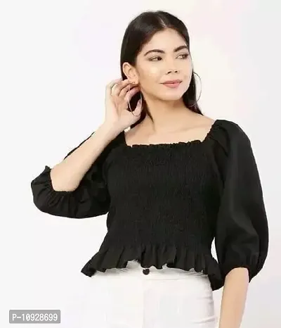 crop top for parties and casual wear, perfect fit for women-thumb0